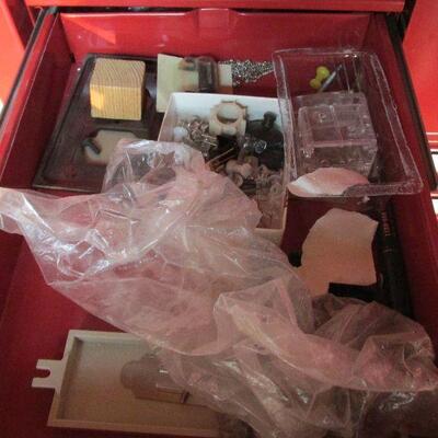 Lot 161- Sears Craftsman Tool Box with Tools