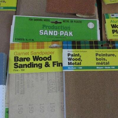 Lot 165- Collection of Sandpaper