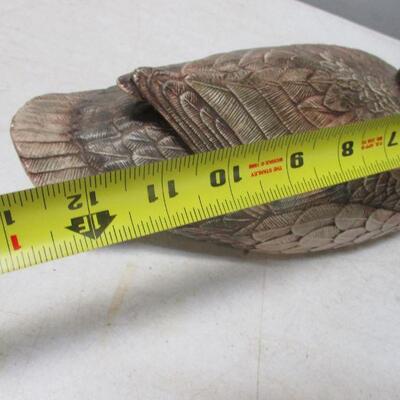 Lot 58 - Ceramic Concrete & Wooden Ducks  