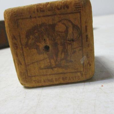 Lot 59 - Wooden Alphabet Blocks 