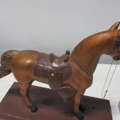Lot 62 - Ingram Clock With Horse 