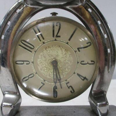 Lot 62 - Ingram Clock With Horse 