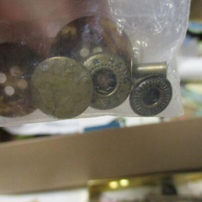 Lot 64 - Box Lot Of Various Sewing Items 