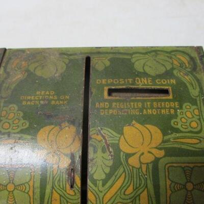 Lot 70 - Rare! Vintage Advertising Items includes Commonwealth Coin Bank, Schlitz Lighter, and More