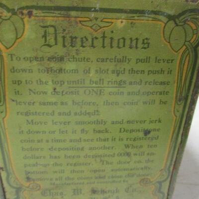Lot 70 - Rare! Vintage Advertising Items includes Commonwealth Coin Bank, Schlitz Lighter, and More