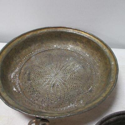 Lot 78 - Enamel & Copper & Stainless Steel Items