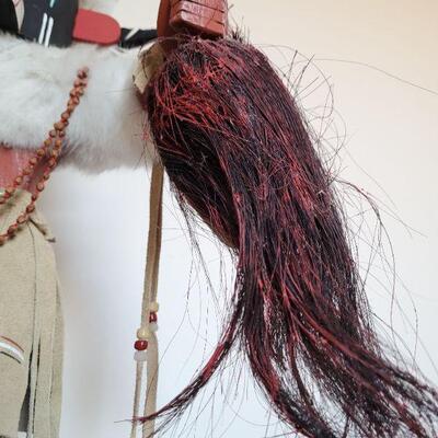Lot #1: 24" Kachina Doll "Priest Killer" SIGNED Virginia Begay