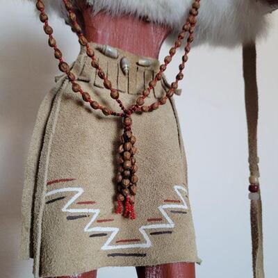 Lot #1: 24" Kachina Doll "Priest Killer" SIGNED Virginia Begay