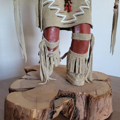 Lot #1: 24" Kachina Doll "Priest Killer" SIGNED Virginia Begay