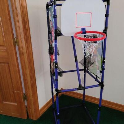 Lot #5: Children's Activity Game Center Baseball/Basketball/Football