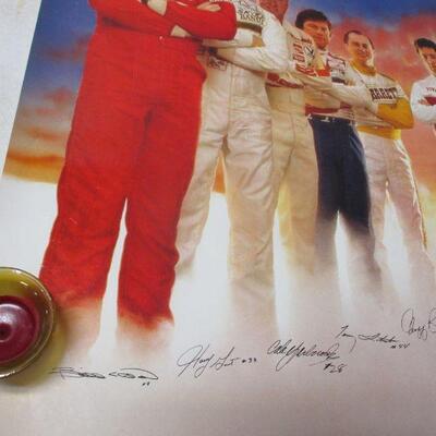 Lot 92 - NASCAR Poster Of "The Winston" At Atlanta Motor Speedway 1986