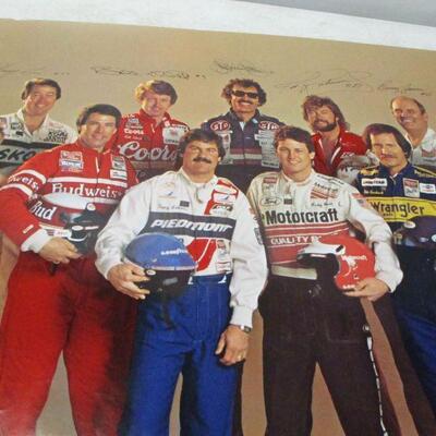 Lot 93 - NASCAR Poster Of "The Winston" At Charlotte Motor Speedway 1985