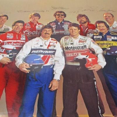 Lot 93 - NASCAR Poster Of "The Winston" At Charlotte Motor Speedway 1985