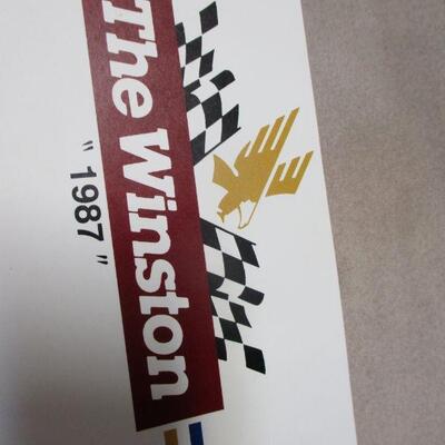 Lot 94 - NASCAR Numbered Print Of "The Winston - 1987 Signed By Gary Hill