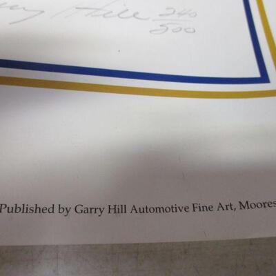 Lot 94 - NASCAR Numbered Print Of "The Winston - 1987 Signed By Gary Hill