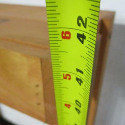 Lot 95 - Vintage Solid Wood Coca-Cola Store Display Shelf 