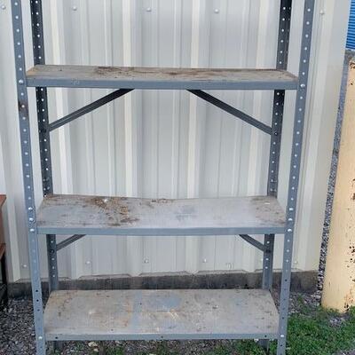 Metal shelf