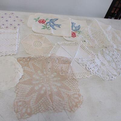Lot 119 - Embroidered Cloth and ?
