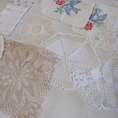 Lot 119 - Embroidered Cloth and ?