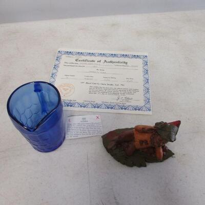 Lot 121 - Collectibles - Shirley Temple Glass & Thomas Clark Jeff Gnome 