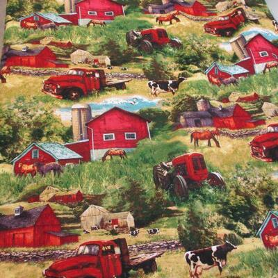 Lot 165 - Farm Scene Quilt 