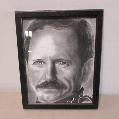 Lot 169 - Local Artist Framed Art Dale Earnhardt, Sr #3