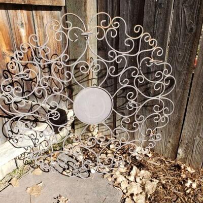 Lot 15: Decorative Metal Candleholder
