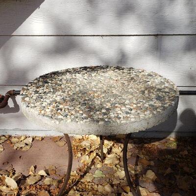 Lot 19: Small Concrete Top Table