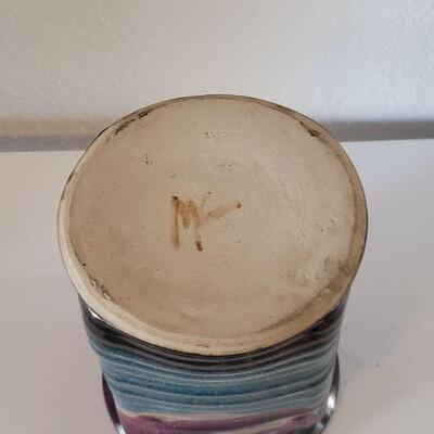 Lot 29: Ceramic Vessel Signed by Artist 