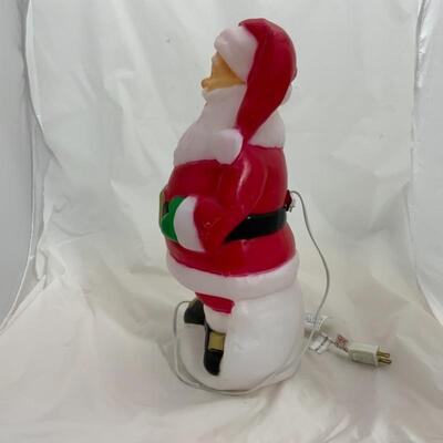 (1) Vintage | Small Santa Blow Mold & Cookie Jar