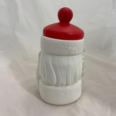 (1) Vintage | Small Santa Blow Mold & Cookie Jar