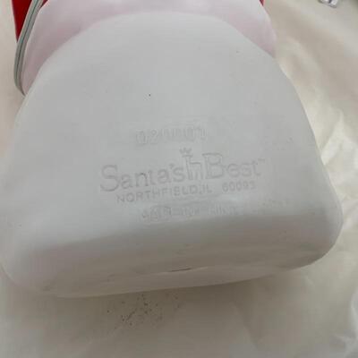 (1) Vintage | Small Santa Blow Mold & Cookie Jar
