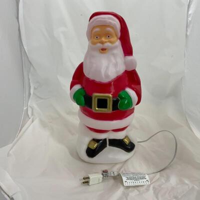 (1) Vintage | Small Santa Blow Mold & Cookie Jar