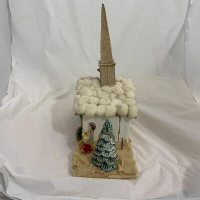 (5) Vintage | Wooden and Wax Chapel Music Box