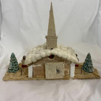 (5) Vintage | Wooden and Wax Chapel Music Box