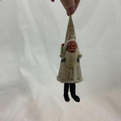 (7) Vintage | Three Clay Face Japan-Made Santas