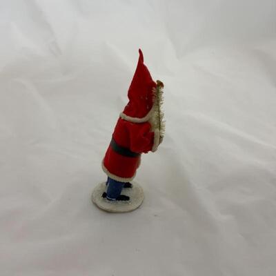 (7) Vintage | Three Clay Face Japan-Made Santas