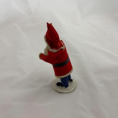 (7) Vintage | Three Clay Face Japan-Made Santas