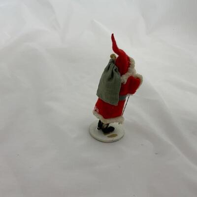 (7) Vintage | Three Clay Face Japan-Made Santas