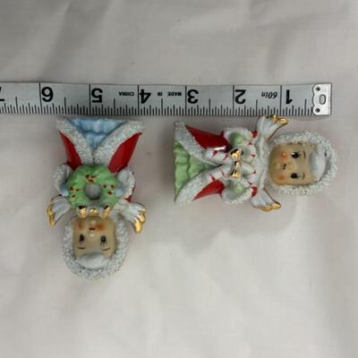 (8) Vintage | Four Japan-Marked Christmas Figures