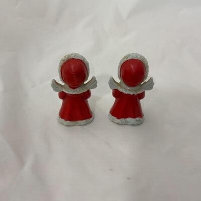 (8) Vintage | Four Japan-Marked Christmas Figures
