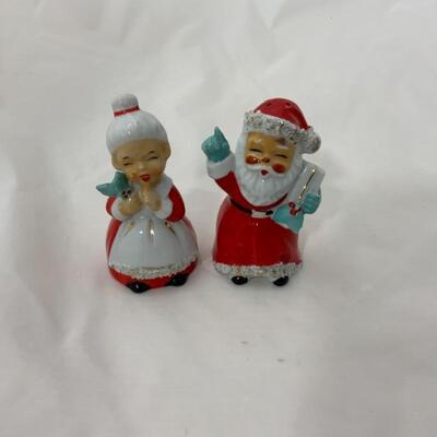 (8) Vintage | Four Japan-Marked Christmas Figures