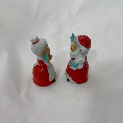 (8) Vintage | Four Japan-Marked Christmas Figures