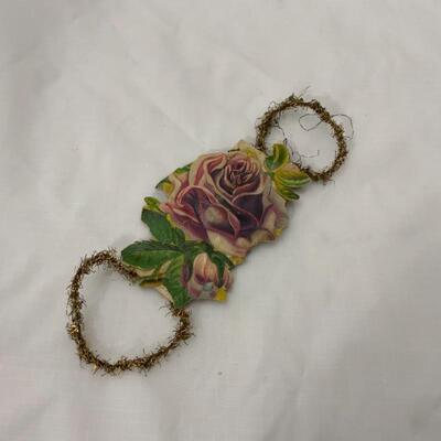 (11) Antique | Two Victorian German Die-Cut Ornaments