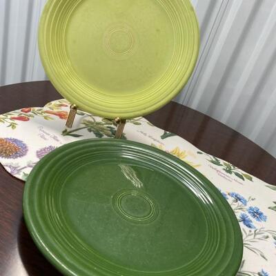 2 Fiesta Dinner Plates
