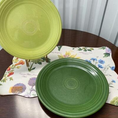 2 Fiesta Dinner Plates