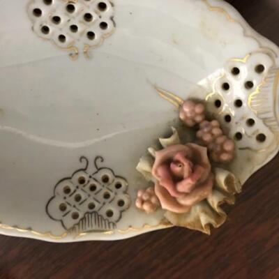 2 Small Matching Bone China Dishes