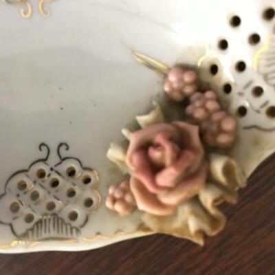 2 Small Matching Bone China Dishes