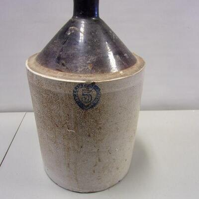 Lot 176 - Vintage # 5 Burley Winter Pottery Jug