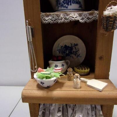 Lot 183 - Small Counter Top  Decorative Pantry 